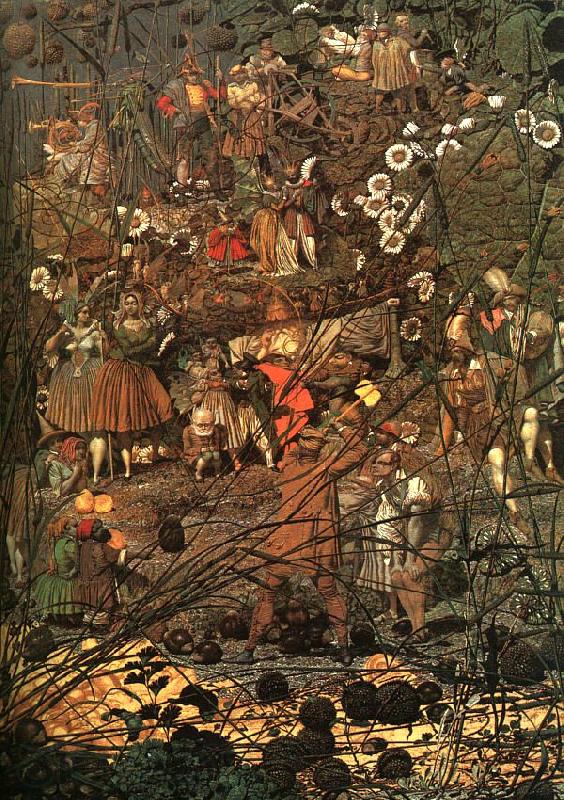 Richard  Dadd The Fairy Teller's Masterstroke France oil painting art